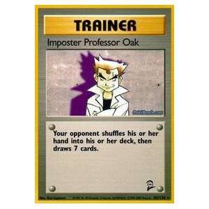  Pokemon   Imposter Professor Oak (102)   Base Set 2 Toys 