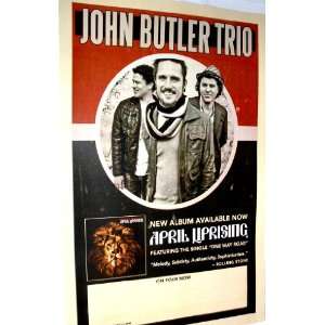  John Butler Trio Poster   Flyer for April Rising Concert 