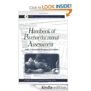 Handbook of Psychoeducational Assessment A Practical HandbookA Volume 