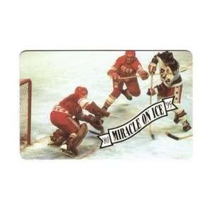  Collectible Phone Card Miracle On Ice 1980 Olympic Hockey 