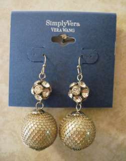 Simply Vera Vera Wang ~ Earrings ~ NEW  