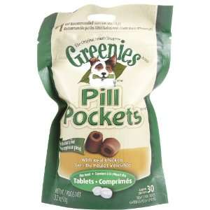  Greenies Pill Pockets, Chicken, 3.2 oz, for Tablets Pet 