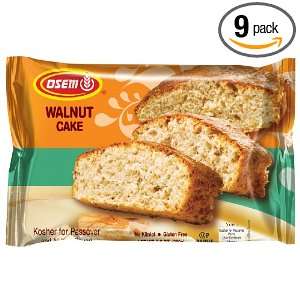 Osem Walnut Cake (Kosher for Passover), 8.8 Ounce Packages (Pack of 9 