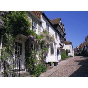 Cobbled Street in Rye, Sussex, England, United Kingdom 