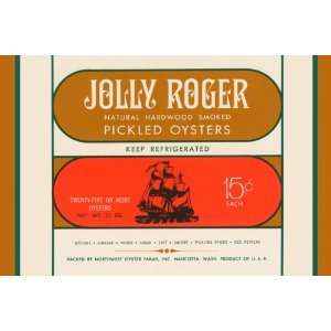  Jolly Roger Pickled Oysters 20X30 Canvas Giclee