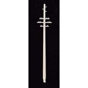  Unpainted Utility Pole   1100 8/pk (0597374) Toys 