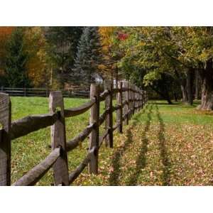  Fenceline, East Arlington, Vermont, USA Photographic 