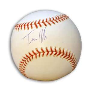  Autographed Travis Hafner Baseball