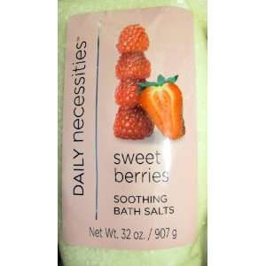   Necessities Delicious Sweet Berries Soothing Bath Salt Beauty
