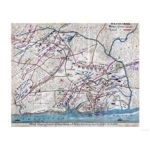  Battle of Shiloh   Civil War Panoramic Map Giclee Poster 