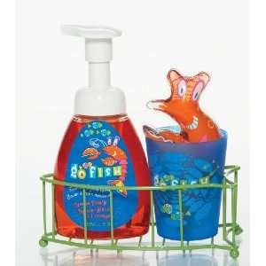   Canada Soap & Candle Go Fish Caddy Set, Lobster Orange Frosty Beauty