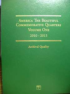 AMERICAN THE BEAUTIFUL QUARTER FOLDER #1 holds P & Ds  