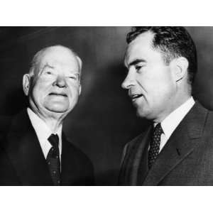  Former US President Herbert Hoover Meets with Vice 