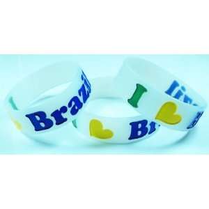   Brazil   Silicone Wristband / Bracelet   Brazilian Flag Everything