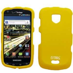  EMPIRE Yellow Rubberized Hard Case Cover for Verizon 