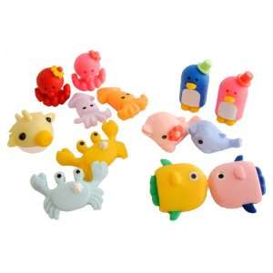 Set of 13 Sea Life Japanese Erasers Toys & Games