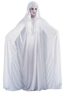 Hooded Cape   68 White Vampire Costume Accessories  