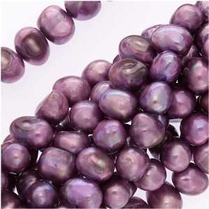  Purple Nugget Blister Pearls 7 9mm / 16 Inch Strand Arts 