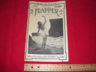 RARE THE FLAPPER MAGAZINE FLAPPERS SEPTEMBER 1922 ISSUE #5  
