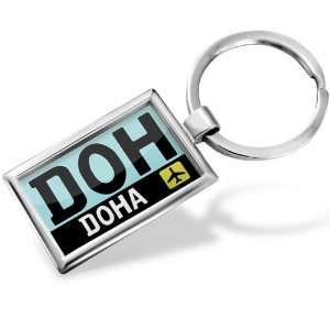   code DOH / Doha country Qatar   Hand Made, Key chain ring Jewelry