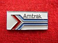 AMTRAK EMPLOYEE RAILROAD TRAIN COLLECTABLE LAPEL PIN  
