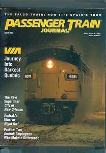   Journal 5 1994 Quebec New Orleans Amtrak night owl Talgo Spain  