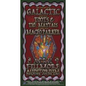   Galactic Toots & Maytals Maceo Parker Fillmore Poster