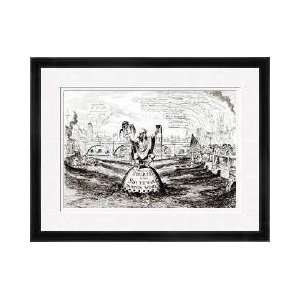Satirical Cartoon About The Southwark Water Company 1832 Framed Giclee 