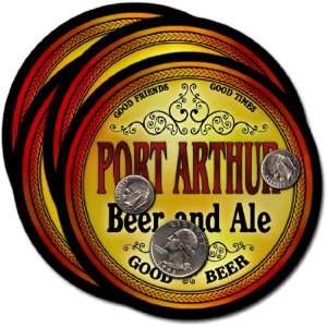  Port Arthur, TX Beer & Ale Coasters   4pk 