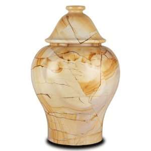  Marble Oriental Pet Urn Teakwood