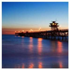  San Clemente Pier by Shane Settle. Size 38.00 X 38.00 Art 