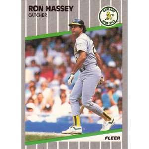  1989 Fleer #9 Ron Hassey