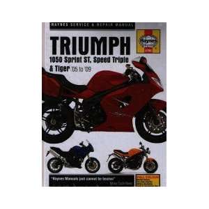   ST  2005 09; Speed Triple  2005 09; Tiger 2007 09 Haynes Books