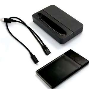  Product] Battery Charger Power Supply Box+Pod Cradle+Dual Micro USB 