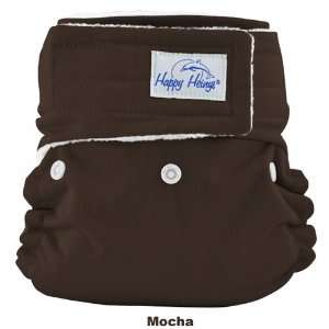 Happy Heinys Mini One Size Diaper w/ Aplix   Mocha