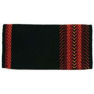  Mayatex Saddle Blanket   Mariposa   Black/Red Earth 