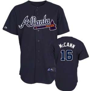  Brian McCann Jersey Adult Majestic Alternate Navy Replica 