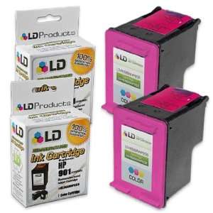 LD © Remanufactured HP 901 Set of 2 CC656AN Color Ink Cartridges