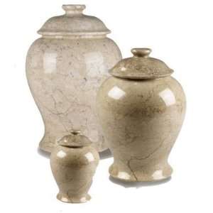  Botticino Marble Cremation Urn   Vase