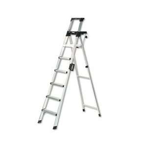   Aluminum Folding Step Ladder w/Leg Lock & Handl