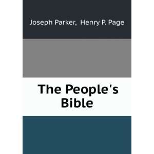  The Peoples Bible Henry P. Page Joseph Parker Books