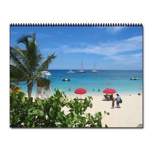  2012 Jamaica Beach Scenes Sea Wall Calendar by  