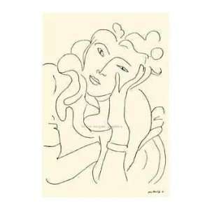 La Fleur (Serigraph) by Henri Matisse. Best Quality Art 
