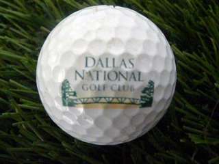 dallas national golf club logo golf ball titleist pro v1 used no 