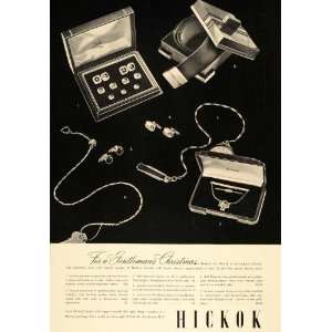  1937 Ad Hickok Mens Jewelry Christmas Cufflinks Belt 
