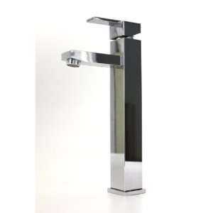   Square Style Comtemporary Bathroom Vessel Sink Faucet Chrome Finish