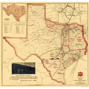 MISSOURI, KANSAS & TEXAS RAILWAY (TX) BY ALLISON RICHEY LAND CO. CIRCA 