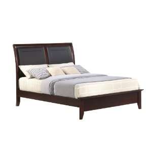   Aurora Eastern/California King Size Leather Panel Bed