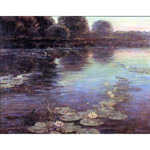 Close of Day   Lily Pads by William Bradford Green   20 x 24 inches 