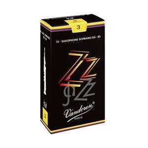  Vandoren 10 Soprano Saxophone ZZ #2.5 Reeds Musical 